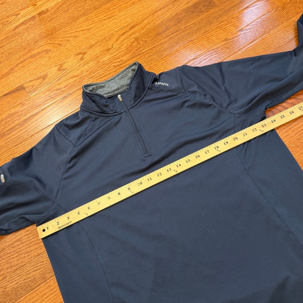 UNRL Performance 1/4 Zip Golf Pullover Shirt Mens XL Blue Athletic Active Casual - Picture 9 of 13